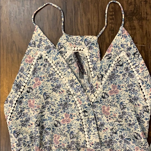 NWT Banjara Pink and Blue Paisley Romper - Picture 3 of 8